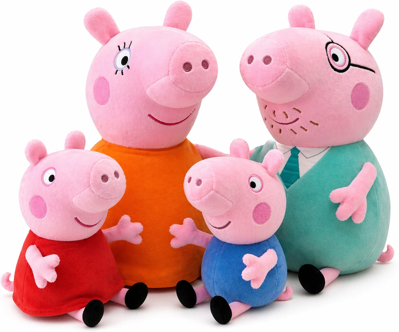 Haven Hug Peppa Pig Family Plush Toy Set of 4 - 18 cm (Multicolor) - Image 2