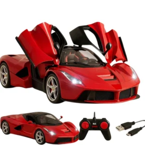 Rechargeable Remote Control Sports Car with Openable Doors & LightsR60 (Red)