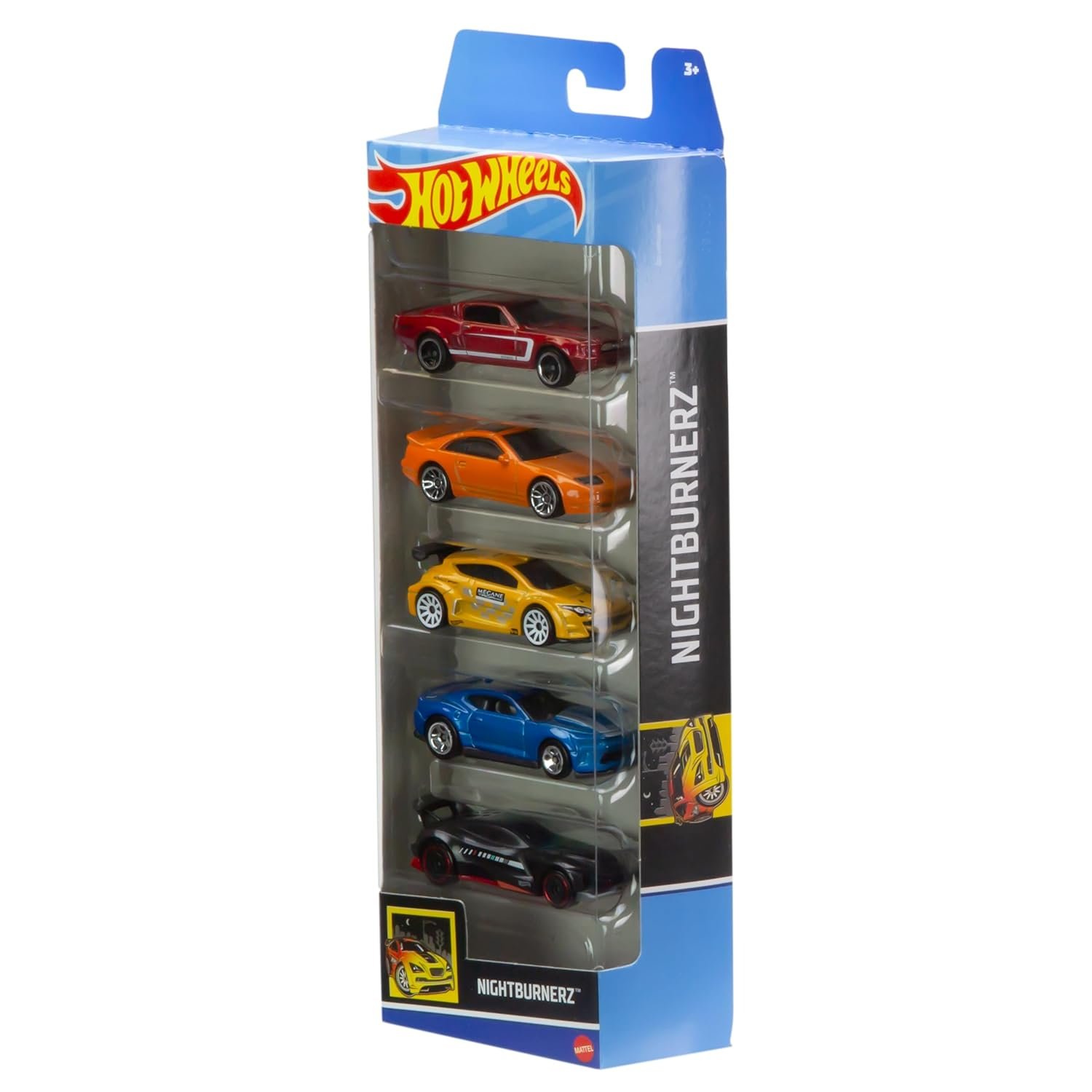 Hot Wheels 5-Car Pack of 1:64 Scale Vehicles, Gift For Collectors & Kids Ages 3 Yrs - Image 2